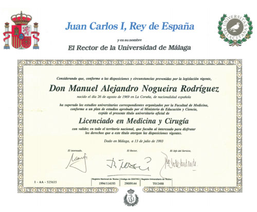 dr alejandro nogueira degree general practitioner